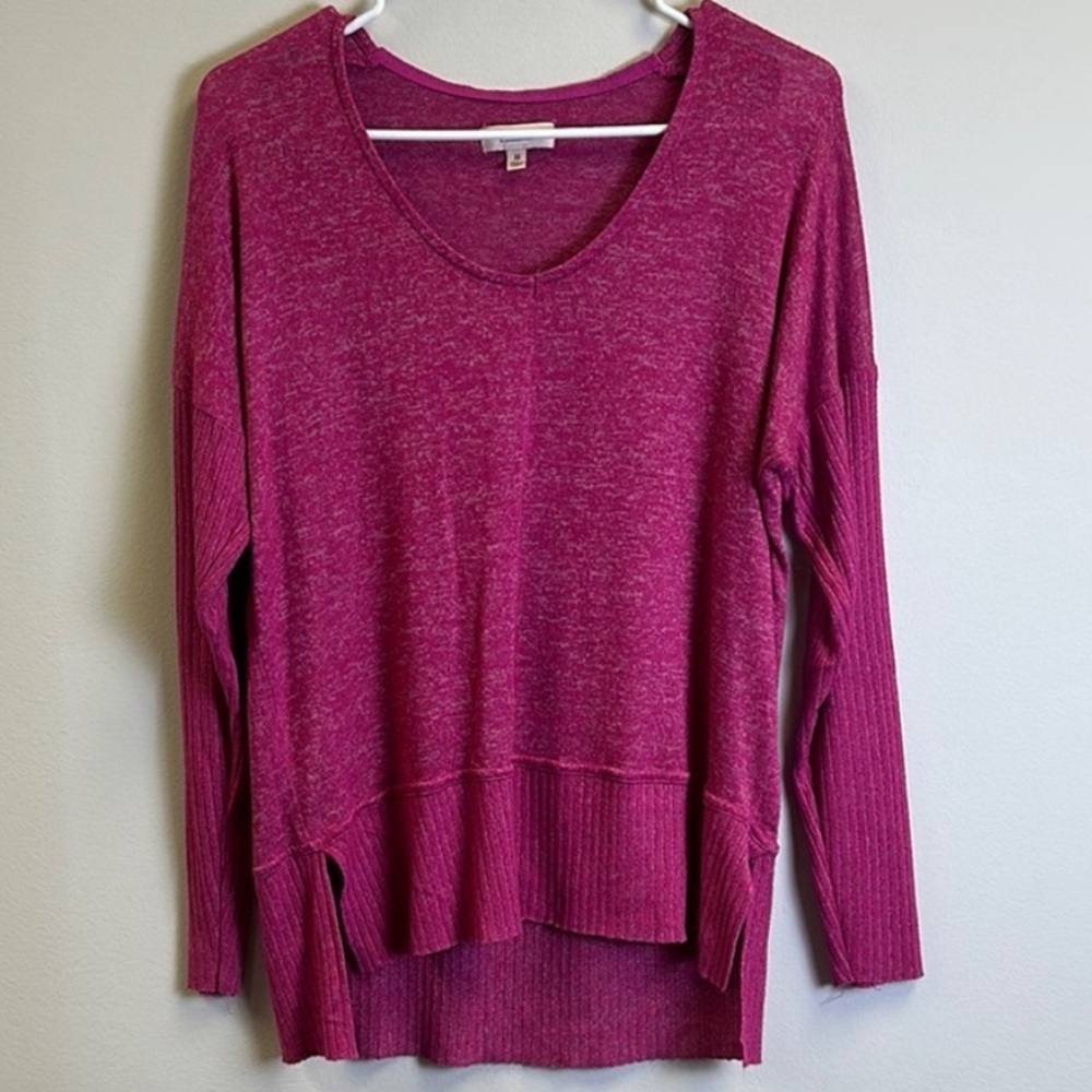 Per Se Fuchsia Knit Top